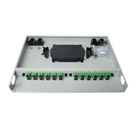 comprar Conector capaz deslizado do SC da fibra do quadro de distribuição 24 da fibra ótica da montagem em rack online manufacture