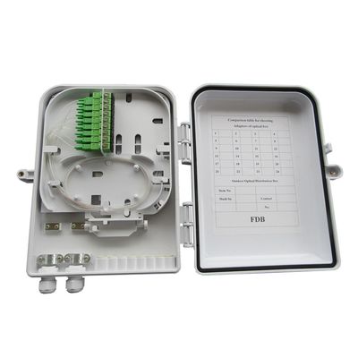 comprar Caixa de Terminação FTTH de Material ABS com 16 Núcleos, Montável na Parede para Sistema de Acesso FTTX online manufacture