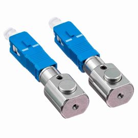 comprar Tipo desencapado cinzento acopladores do SC da fibra ótica do adaptador da fibra ótica para o centro do teste online manufacture