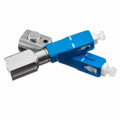 comprar Material metálico UPC Polish SC Connector Adaptador de fibra óptica com fácil instalação para rede FTTH online manufacture