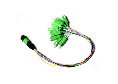 comprar a fibra 12 de 0.9mm ventila para fora o cabo de remendo ótico/homem simples do módulo MPO APC A SC APC online manufacture
