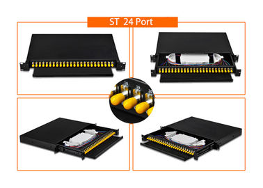 comprar Polegada 12 X LC/SC/FC/ST da montagem em rack 19 do painel de remendo da fibra ótica do único modo online manufacture