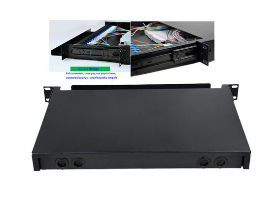 comprar 12 24 48 96 porta tipo gaveta deslizante quadro de distribuição de fibra óptica multimodo e painel de remendo online manufacture