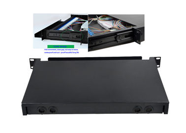 comprar portos 12 24 48 96 que deslizam o tipo quadros da gaveta de distribuição óticos da fibra do multi modo online manufacture