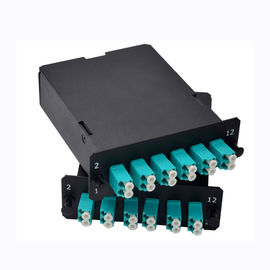 comprar MPO-24 ao duplex de 12x LC, tipo AF, 24 gavetas multimodos das fibras OM3 FHD MPO online manufacture