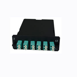 comprar O módulo MPO-24 da gaveta do único modo FHD MPO ao duplex de 12x LC, datilografa A, 24 fibras OS2 online manufacture