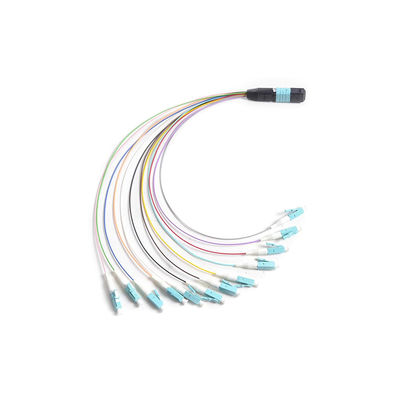 comprar Cabo de Fibra Óptica MPO Breakout MTP-LC 12F com Diâmetro de 0.9mm e Baixa Perda de Inserção ≤ 0.3dB para Aplicações de Comprimento Personalizável online manufacture
