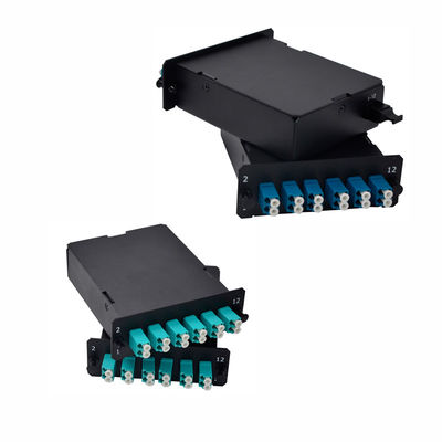 comprar Módulo de Cassete MPO Montável em Rack de 19 polegadas com Cabo de Fibra Óptica Corning e Baixa Perda de Inserção online manufacture