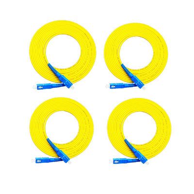 comprar 2.0mm Diâmetro LC-LC Conector Cordão de Patch de Fibra Óptica blindado com comprimento personalizável online manufacture