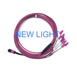 comprar Fibra multimodo ótica do cabo Om3 do conector MPO MTP - cabo ótico para a gaveta da fibra de Mpo online manufacture