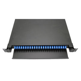 comprar 24 tipos painel do SC do porto de remendo da fibra ótica do SC de 1U para o projeto do desenho da gestão do cabo de fibra ótica online manufacture