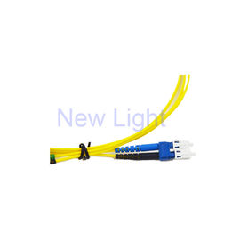 comprar Cabo de remendo Lc da fibra de FTTH FTTB a Lc, cabo frente e verso do remendo da fibra ótica do único modo de Uniboot online manufacture