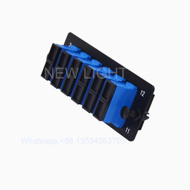 comprar 19 painéis de remendo da montagem em rack da fibra ótica com SC 6 do LC/12 movem placas de adaptador online manufacture