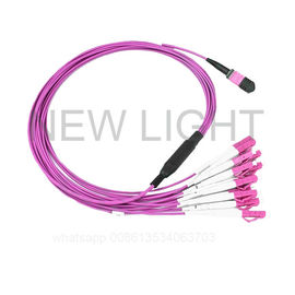 comprar Cabo da fibra ótica MPO MTP de OS2 OM3 OM4 para 100 Gigabit Ethernet de pequenas perdas online manufacture