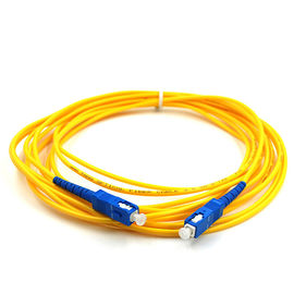comprar Da fibra padrão do SC do IEC inflamabilidade ótica do cabo de remendo que avalia o cabo da rede do revestimento de LSZH online manufacture