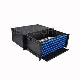 comprar Modo de /125 da fibra industrial 9 do painel de remendo 3U da fibra ótica da fuga 144 único online manufacture