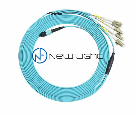 comprar 8F MPO para LC Breakout Cable 50/125um Multimode com 3,0mm PVC Jacket MPO MTP Patch Cable online manufacture