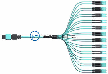 comprar 1300nm 24 homem do cabo da fibra MPO MTP ou perda de inserção fêmea 0.5dB online manufacture