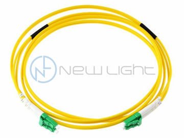 comprar Cabo de remendo de fibra ótica interno verde do cabo 9/125um da fibra da manutenção programada G657A2 do LC APC online manufacture