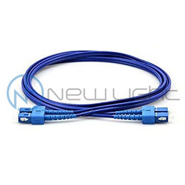 comprar Cabo de remendo frente e verso da fibra da cor do SC UPC 2,0 óticos blindados azuis online manufacture