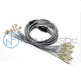 comprar 12F ventilam para fora cabo de remendo de fibra ótica multimodo blindado do Sc Lc online manufacture