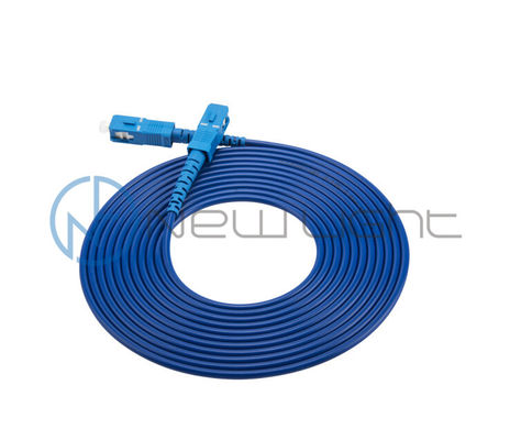 comprar SC Indoor Simplex Armored Fiber Optic Patch Cord com comprimento personalizado e perda de inserção ≤ 0,3 dB online manufacture
