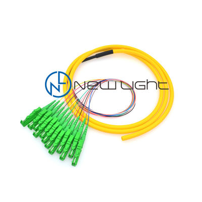 comprar 0.9mm 12 conector do ST do SC E2000 FC da trança da fibra ótica das cores online manufacture