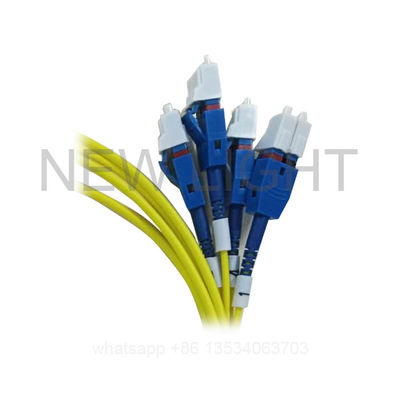 comprar Cabo de desconexão MPO para LC de 50/125um com jaqueta de PVC de 3.0mm para redes de fibra óptica de alta densidade online manufacture