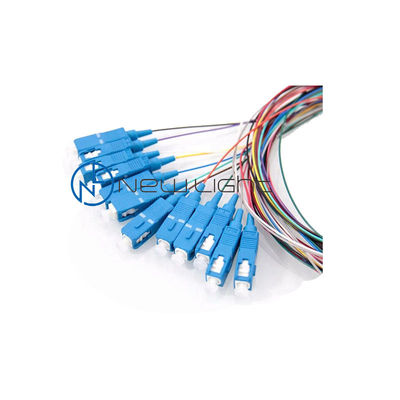 comprar SC da cor 1M Fiber Optic Pigtail de LSZH 12/E2000/fibra ótica de FC/ST cauda online manufacture