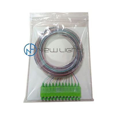 comprar Conector SC APC Pigtail de fibra óptica com comprimento de onda de 1310 nm e baixa perda de inserção para redes FTTH online manufacture