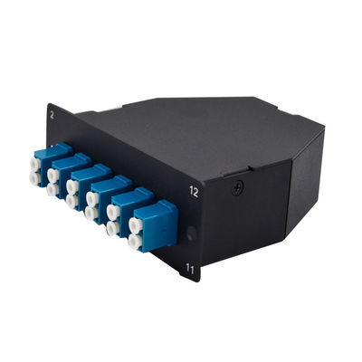 comprar Módulo Cassete MPO de 12 Fibras Montado em Rack com Comprimento de Onda de 1550nm para Redes de Fibra Óptica de Alta Densidade online manufacture