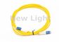 LC ao diâmetro do único modo 2.0mm do cabo do remendo da fibra do LC com boa permutabilidade