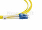 Cabo de fibra ótica de fibra ótica do único modo do SC do cabo de remendo das redes de telecomunicação/LC