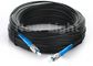 cabo de fibra ótica Singlemode exterior da palavra simples G657A FC FC dos cabos de ligação em ponte da fibra ótica de 200M