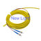 Lc ao comprimento customizável de fibra ótica frente e verso multimodo do cabo de remendo do Lc
