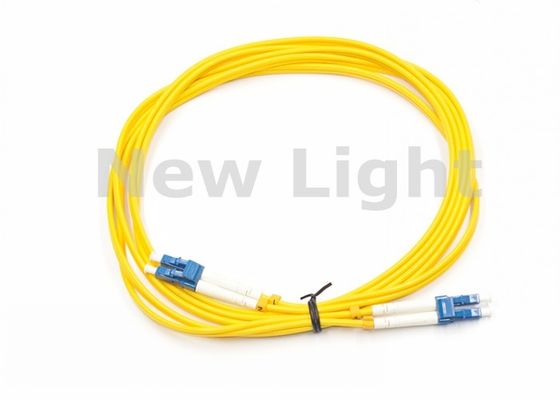 Cabo de Fibra Óptica Monomodo LC LC 2.0mm de Diâmetro Boa Trocabilidade