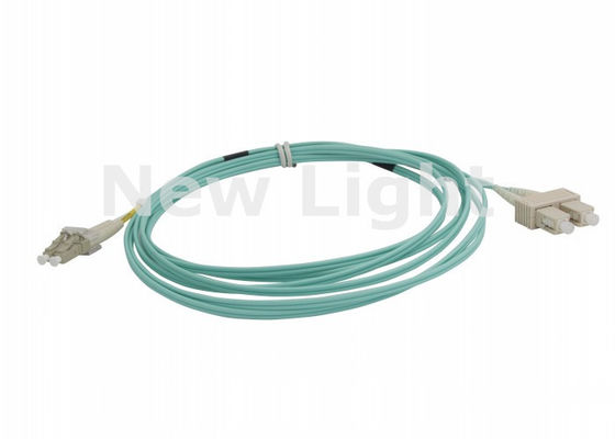 3 metros LC-SC Multimode Duplex Fibra Óptica Patch Cable para transmissão de dados de alta velocidade