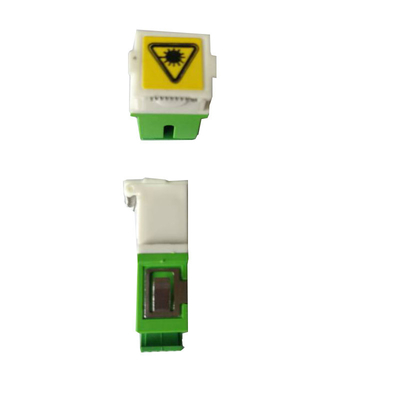 Adaptador de fibra óptica com flange