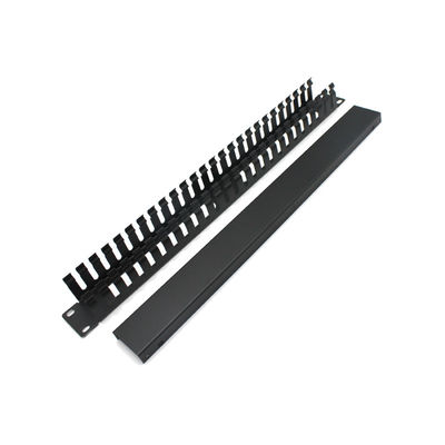 24 Porta 1U Montagem RJ45 Patch Panel compatível com redes Ethernet Cat6a