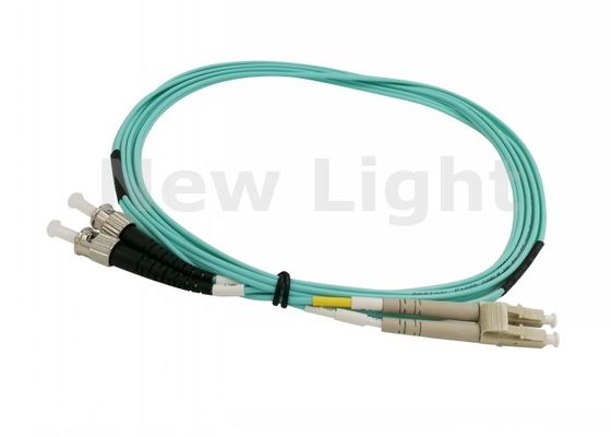 LC-ST Multimode 50/125 Duplex Fiber Patch Cord com conector UPC e cabo de PVC