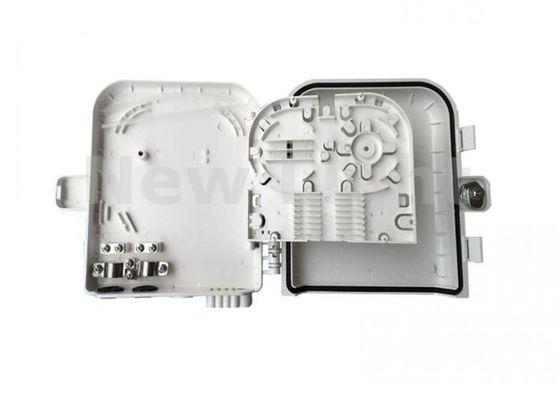 Caixa de terminação FTTH à prova d'água de 8 núcleos com caixa de terminação de fibra óptica montada na parede com material ABS