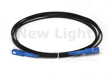 modo de cabo de remendo da fibra ótica do SC de 3M único, cabo pendente exterior de FTTH para o LAN