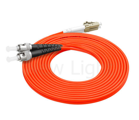 3.0mm Duplex ST-LC Connector Fibra Óptica Patch Cord para transferência de dados de alta velocidade