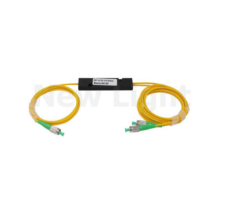Divisor Óptico de Fibra Monomodo com Conector FC/APC e Diâmetro de Cabo 0.9/2.0/3.0 mm