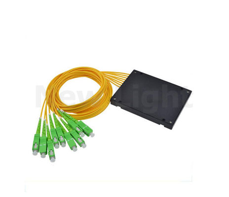 1:2 / 4 / 6 / 8 / 16 / 32 SC APC Divisor de Fibra Óptica Monomodo PLC para Redes FTTH e PON