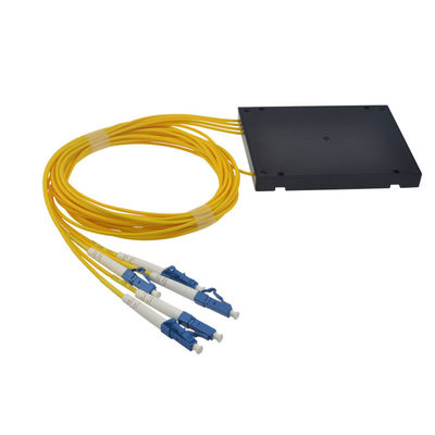 1x16 / 1x32 / 1x64 PLC Splitter com comprimento de onda operacional de 1260-1650 nm e aprovado pelo CE para redes de fibra óptica
