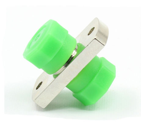 Adaptador de fibra óptica quadrada FC APC com corpo metálico para aplicações de modo único