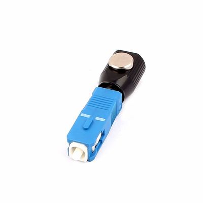 Adaptador de fibra óptica SC UPC Conector de modo único Adaptador de fibra nua com repetibilidade > 1000 vezes