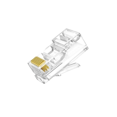 Conectores de cabos Ethernet RJ45 para cabos CAT5e/CAT6/CAT7 a granel - testados por Fluke, de qualidade industrial