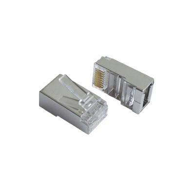 Cat6 8P8C em grande escala - Chaves modulares - Chaves de ouro, sem deslizamento, 1000+ ciclos